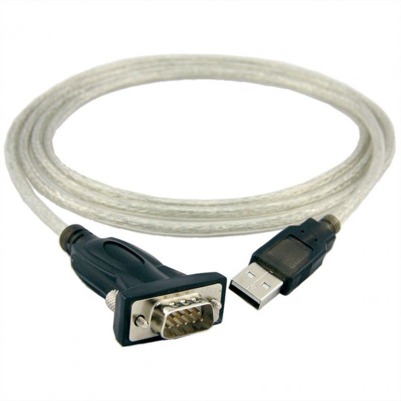 ROLINE 12021163 câble Série Gris 1,8 m USB Type-A DB-9