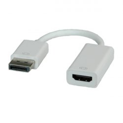 ROLINE Câble adaptateur DP-HDMI, M/F