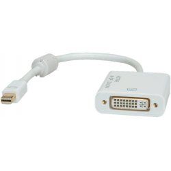 ROLINE 12.03.3137 video cable adapter 0.1 m Mini DisplayPort DVI-D White