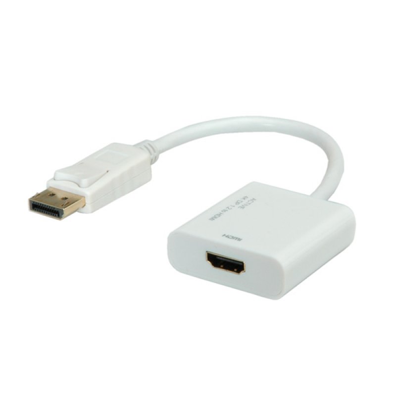 ROLINE Adaptateur DisplayPort - HDMI, actif, v1.2, DP M-HDMI F
