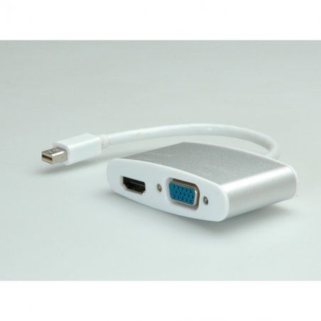 ROLINE Câble 4K2K,MiniDP-VGA/HDMI,M/F