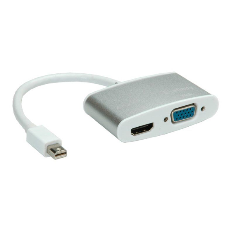 ROLINE Adaptateur Mini DisplayPort - HDMI/VGA 4K2K