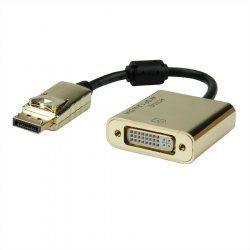 ROLINE 12.03.3175 video cable adapter 0.15 m DisplayPort DVI-D Gold