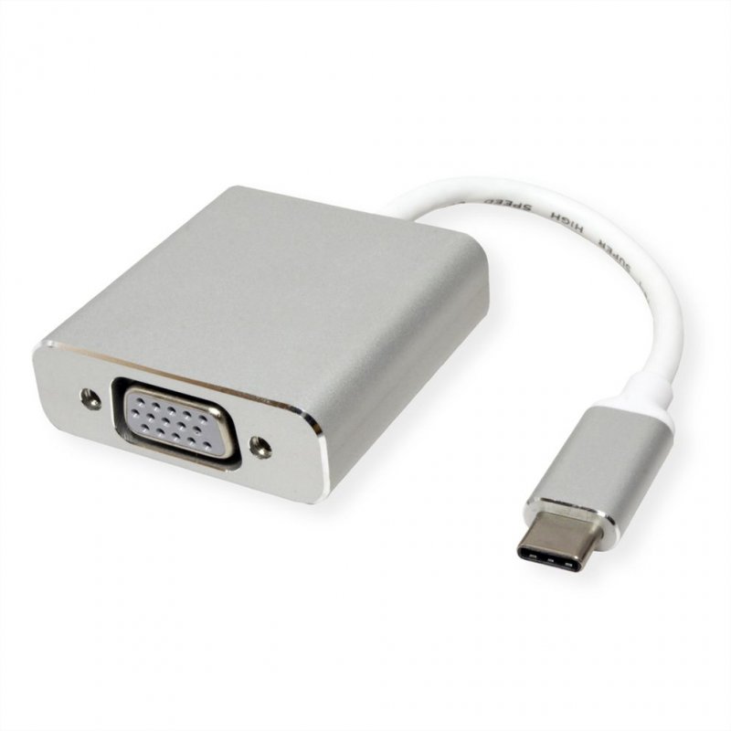 ROLINE 12033203 USB graphics adapter 1920 x 1080 pixels Silver