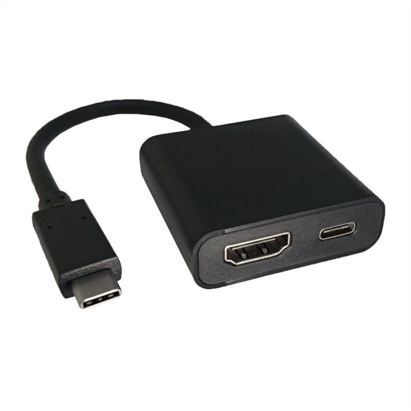 ROLINE 12.03.3211 laptop dock/port replicator USB 3.2 Gen 1 (3.1 Gen 1) Type-C Black