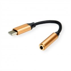 ROLINE Câble convertisseur USB C - 3.5mm