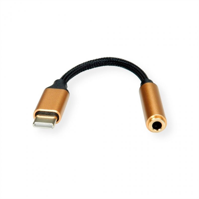 ROLINE Câble convertisseur USB C - 3.5mm