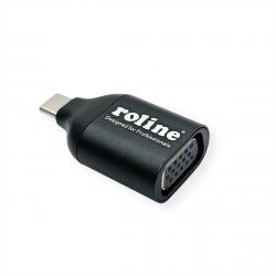 ROLINE 12.03.3228 adaptateur graphique USB 1920 x 1080 pixels Noir