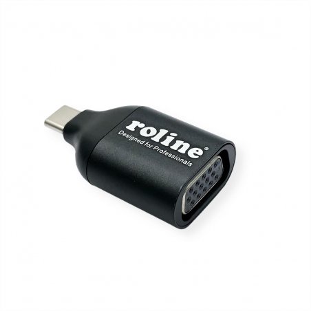ROLINE 12.03.3228 USB graphics adapter 1920 x 1080 pixels Black