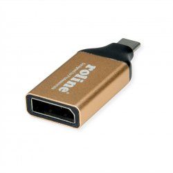 ROLINE 12.03.3232 USB graphics adapter 4096 x 2560 pixels Gold