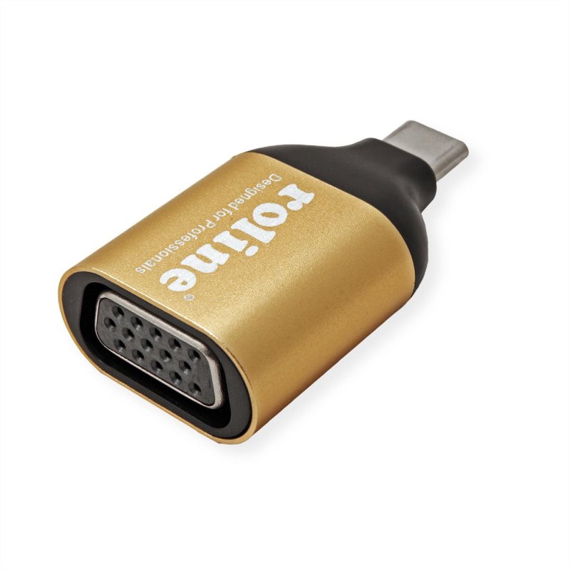 ROLINE 12.03.3233 USB graphics adapter 1920 x 1080 pixels Gold