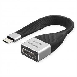 ROLINE 12033240 0,13 m USB Type-C DisplayPort Noir