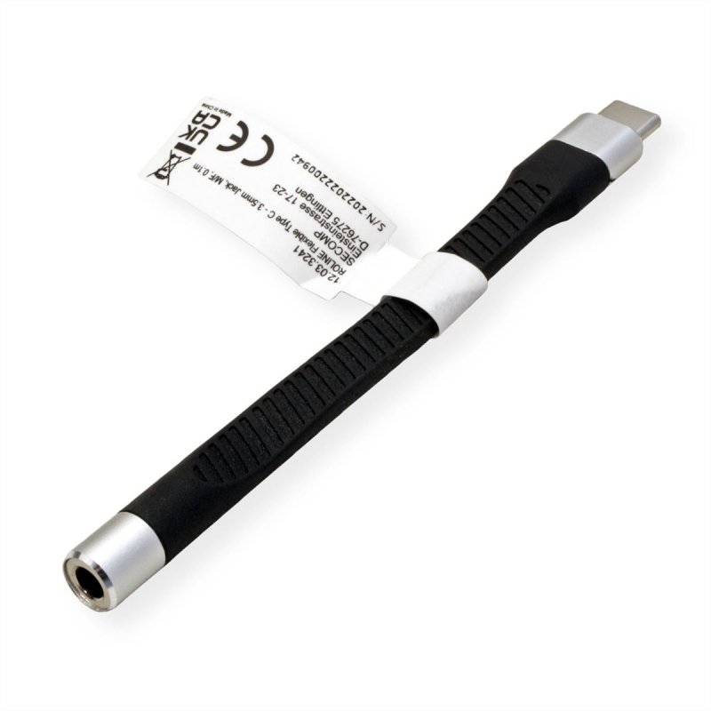 ROLINE Adaptateur flexible C-3.5mm, 0.1m M/F