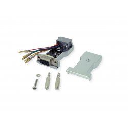 ROLINE Adaptateur DB9 F / RJ45 F, 8P 8C