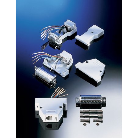 ROLINE DB25 mâle-RJ45 femelle 8P / 8C 8 fils