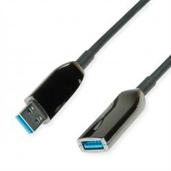 ROLINE 12.04.1077 USB cable 20 m USB 3.2 Gen 1 (3.1 Gen 1) USB A Black