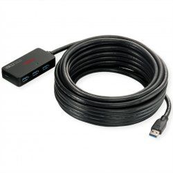 ROLINE 12041098 USB 3.2 Gen 1 (3.1 Gen 1) Type-A 5000 Mbit/s Noir