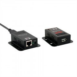 ROLINE 12.04.1102 AV extender AV transmitter & receiver Black