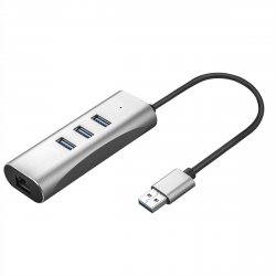 VALUE Convertisseur USB3.2 Gen1, - Gigabit Ethernet Hub 3x