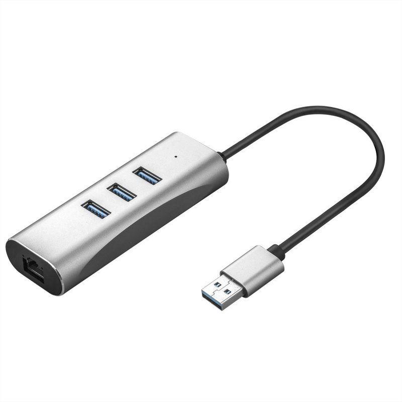 Value 12.99.1116 station d'accueil USB 3.2 Gen 1 (3.1 Gen 1) Type-A Noir, Argent