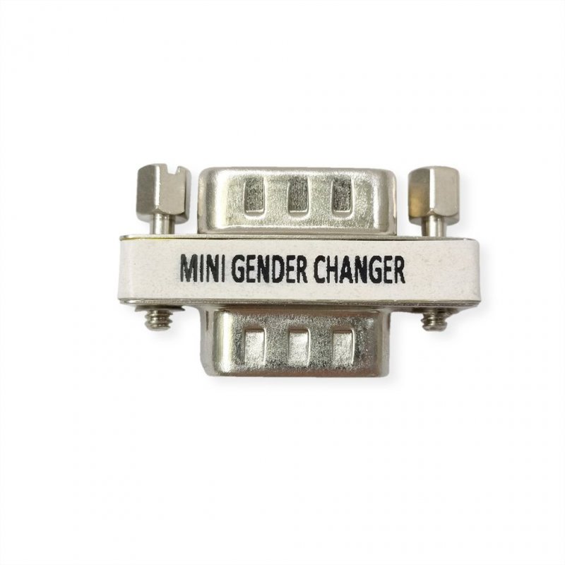 Value 12.99.2025 changeur de genre de câble DB 9 Male Argent