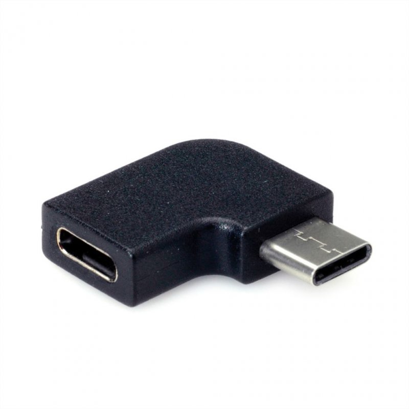 Value 12.99.2996 changeur de genre de câble USB Type-C Noir