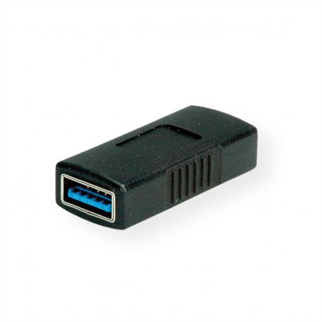 Value 12.99.2997 changeur de genre de câble USB Type A Noir
