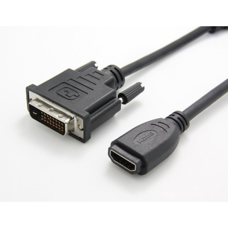 VALUE Câble adaptateur DVI M - HDMI F
