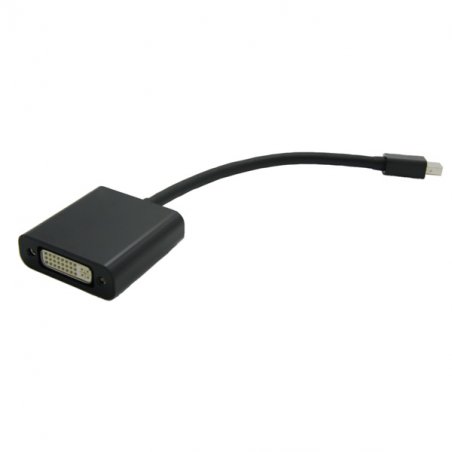ITB RO12.99.3128 video cable adapter 0.1 m Mini DisplayPort DVI-D Black