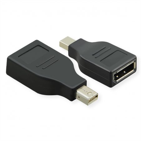 Value 12.99.3161 cable gender changer Mini DisplayPort DisplayPort Black