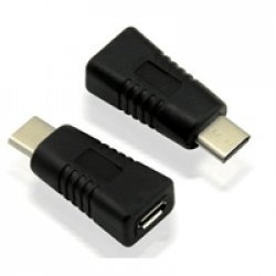 Value 12.99.3190 cable gender changer USB 2.0 Type C USB 2.0 Type Micro B Black
