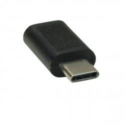 Value 12.99.3191 changeur de genre de câble USB Type C USB Type Micro B Noir