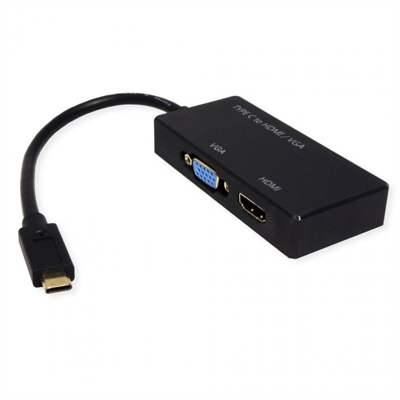 Value 12.99.3215 adaptateur graphique USB 3840 x 2160 pixels Noir