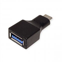 Value 12.99.9030 cable gender changer USB Type C USB Type A Black