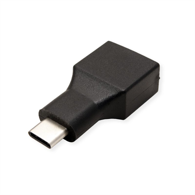 Value 12.99.9030 cable gender changer USB Type C USB Type A Black