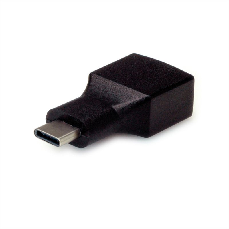 Value 12.99.9030 cable gender changer USB Type C USB Type A Black
