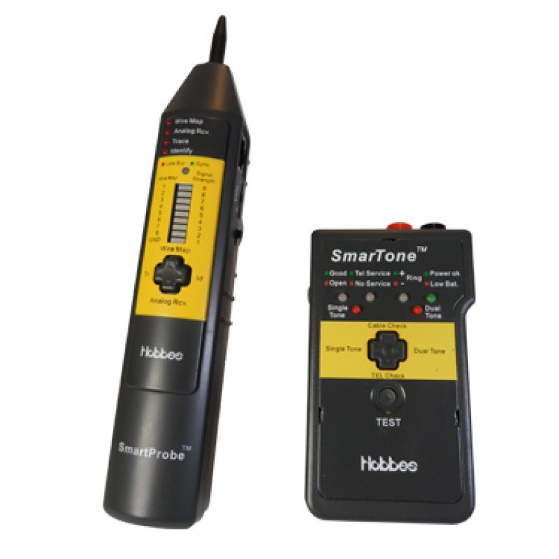 HOBBES 256713D network cable tester Black, Yellow