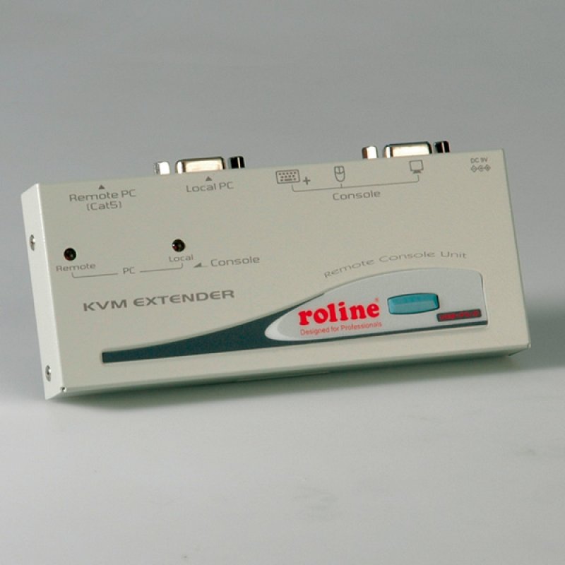 ROLINE Prolongateur Smart KVM via RJ-45, VGA, USB