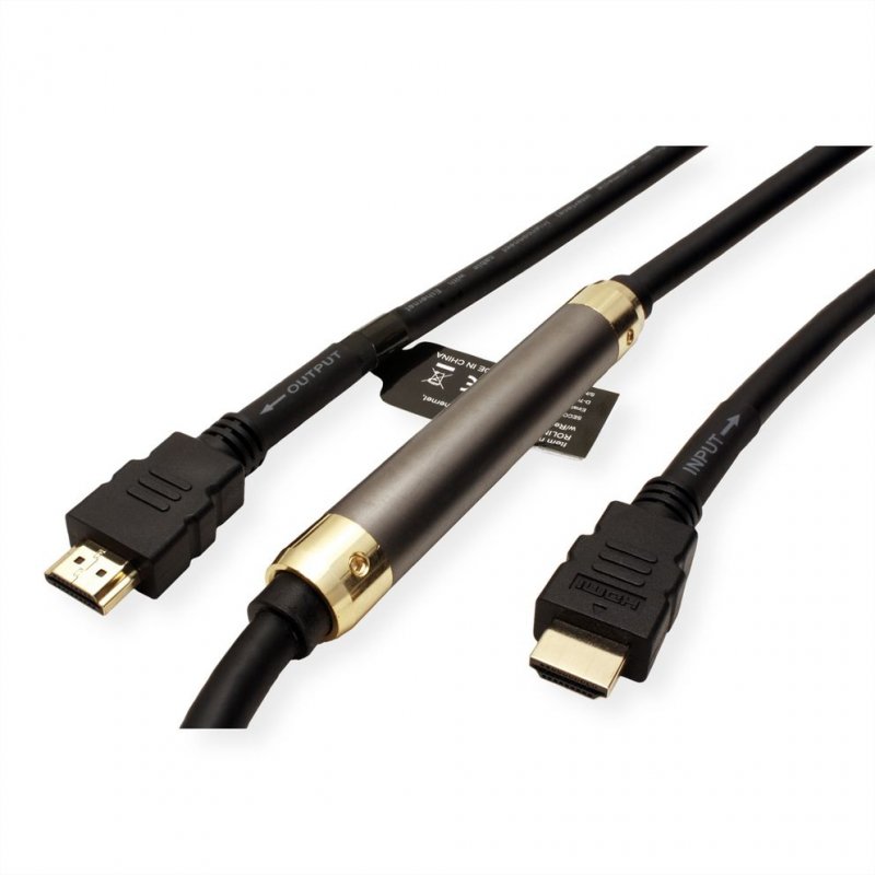 ROLINE 14.01.3458 HDMI cable 25 m HDMI Type A (Standard) Black