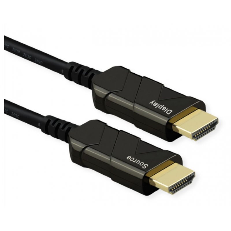 ROLINE Câble UHD HDMI AOC Fibre, 30m 8K60Hz, M/M