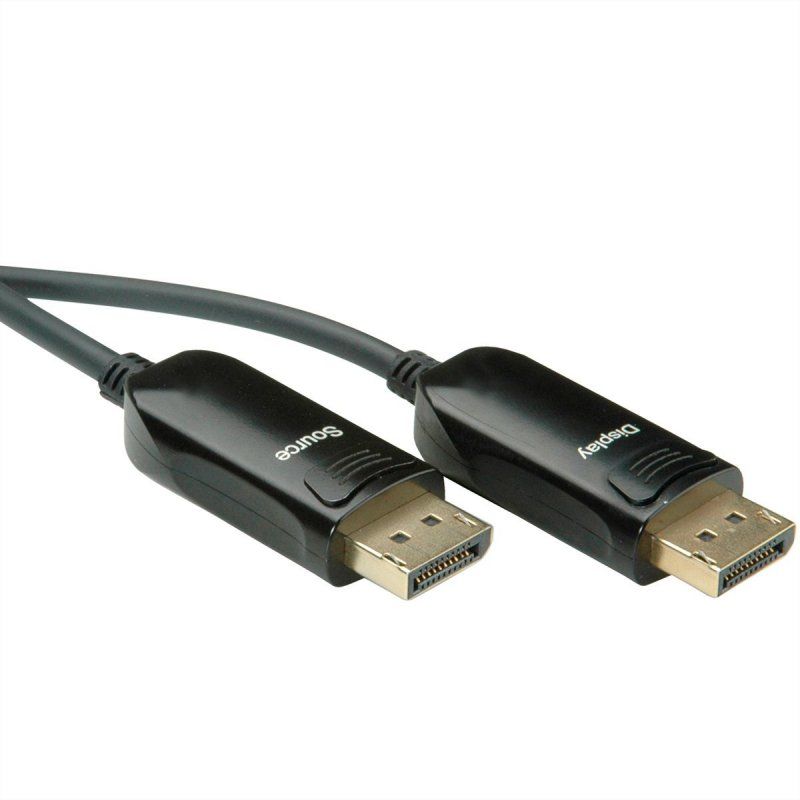 ROLINE 14.01.3493 DisplayPort cable 20 m Black