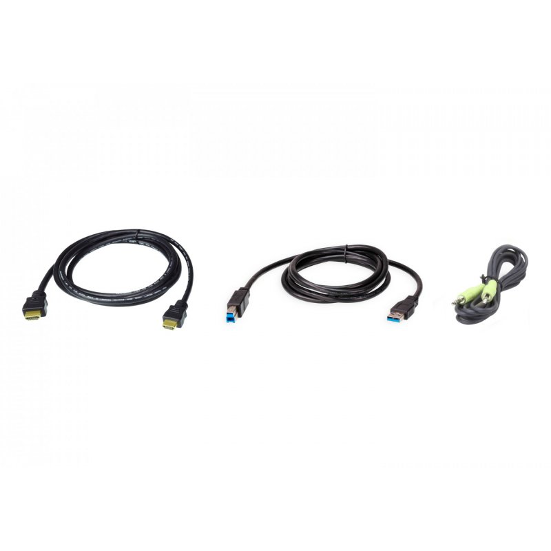 ATEN 2L-7D02UHX3 KVM cable Black 1.8 m