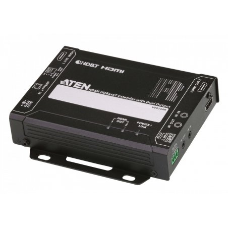 ATEN Récepteur HDBaseT HDMI avec deux sorties (4K à 100 m) (HDBaseT Classe A)