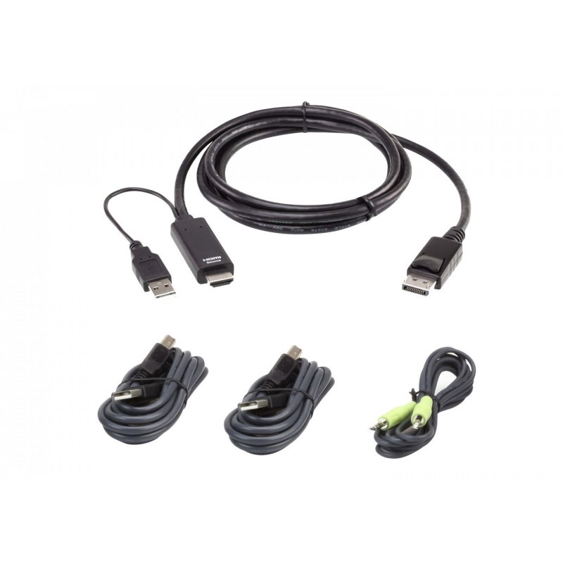 ATEN 2L-7D02UHDPX4 Kit HDMI-DP 1,8m