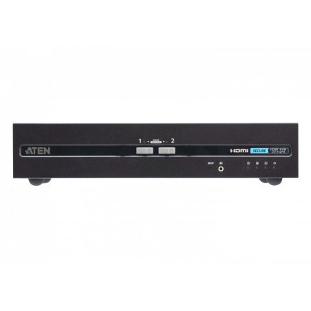 ATEN Commutateur KVM sécurisé à double écran HDMI 2 ports USB (conforme à la norme PSD PP v4.0)