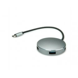 ROLINE Hub USB3.2 Gen1, 4 Ports, prise Type C