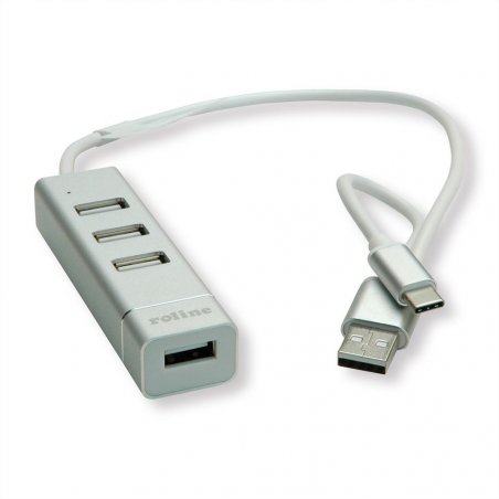 ROLINE Hub 4x USB2.0 A F, type C