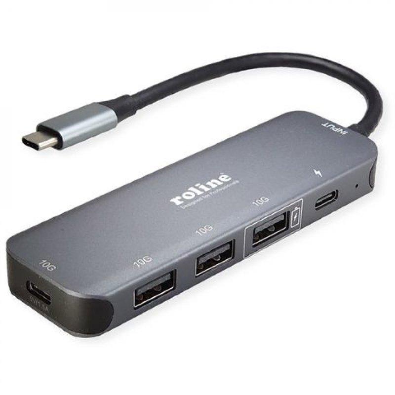 ROLINE Hub USB C, 5P, 3x A 2x C Data/PD 0