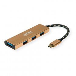 ROLINE 14.02.5049-5 USB 3.2 Gen 1 (3.1 Gen 1) Type-C 5000 Mbit/s Gold