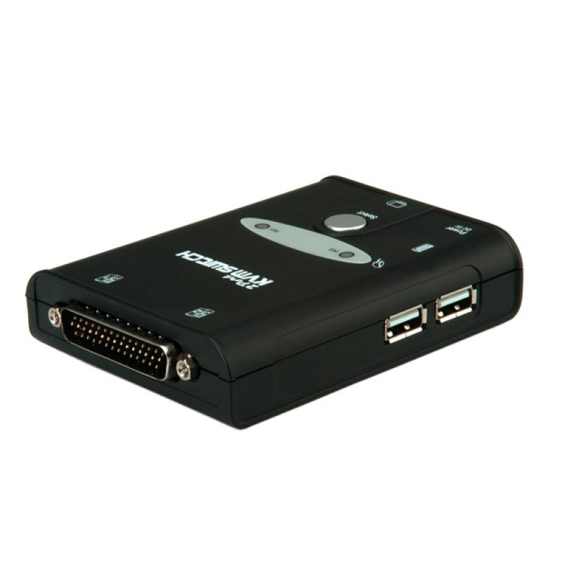Value KVM Switch "Star", 1U - 2 PCs, HDMI, USB